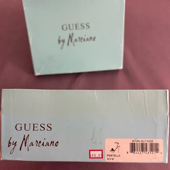 Beautiful Guess by Marciano Gold Stella High Heels. Size 6.5 - Picture 6 of 8